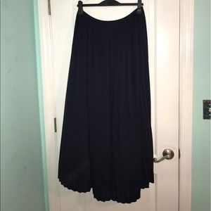 Navy Maxi Skirt