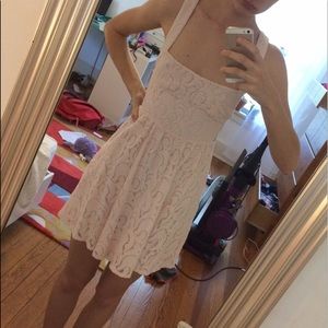 Pink Lace Free People Dress