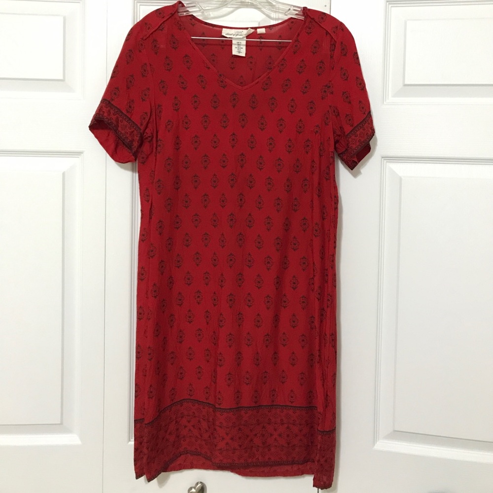 H&M patterned shift dress