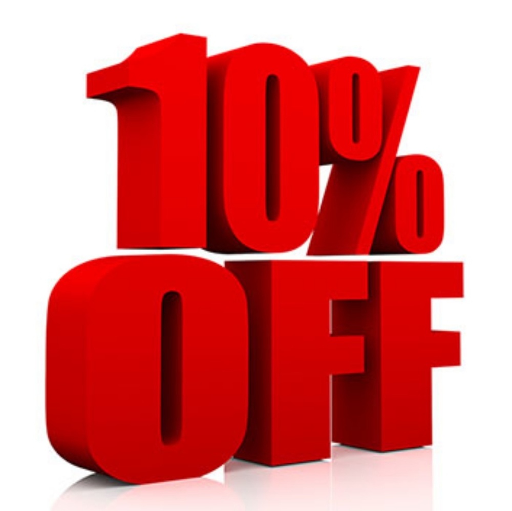 10% OFF!!! LIMITED TO FIRST TEN BUYERS!!!