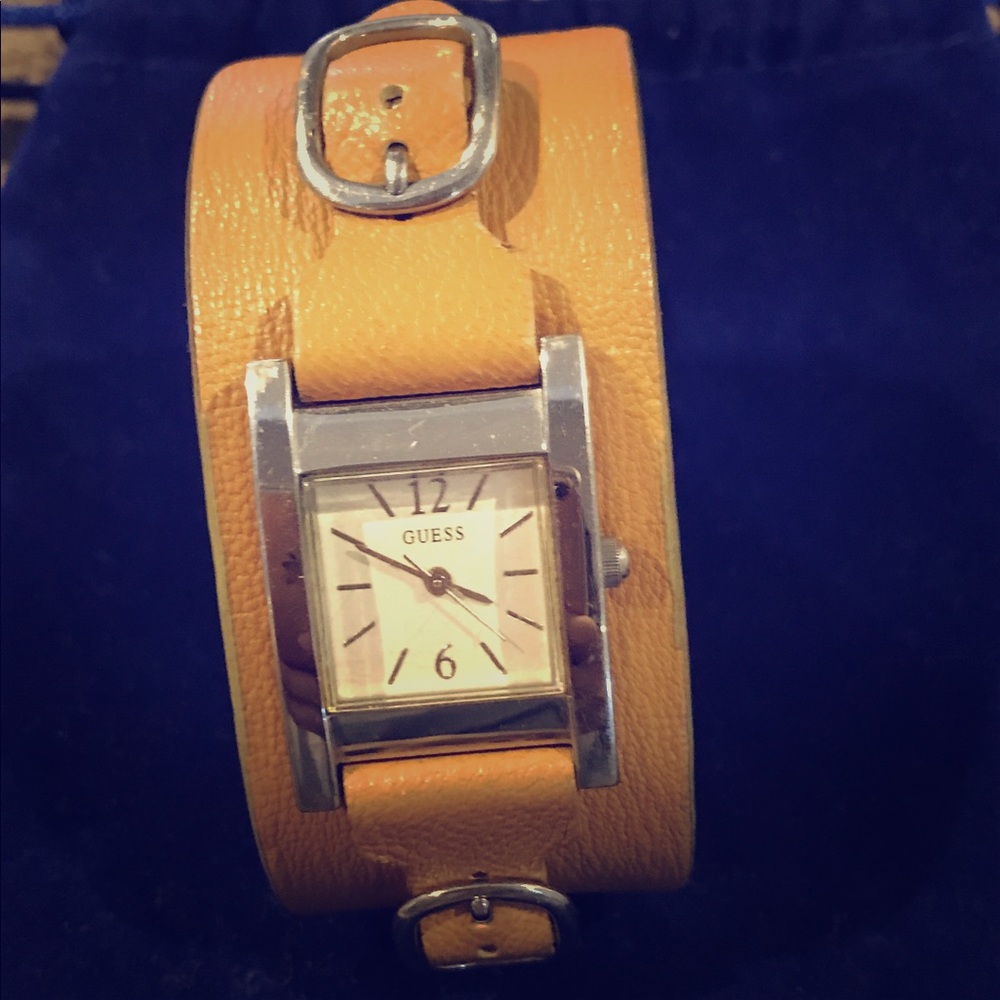Guess leather watch