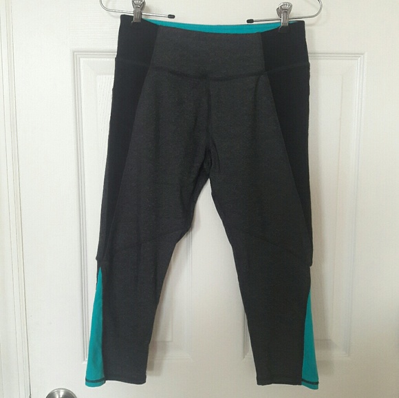 50% off Kyodan Pants - Kyodan Grey Athletic Leggings with Zipper Pocket from Pamela's closet on 