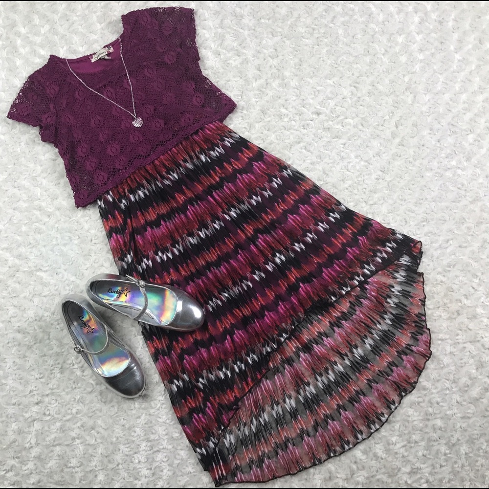 Girls Size 10 Kids High Low Speechless Dress