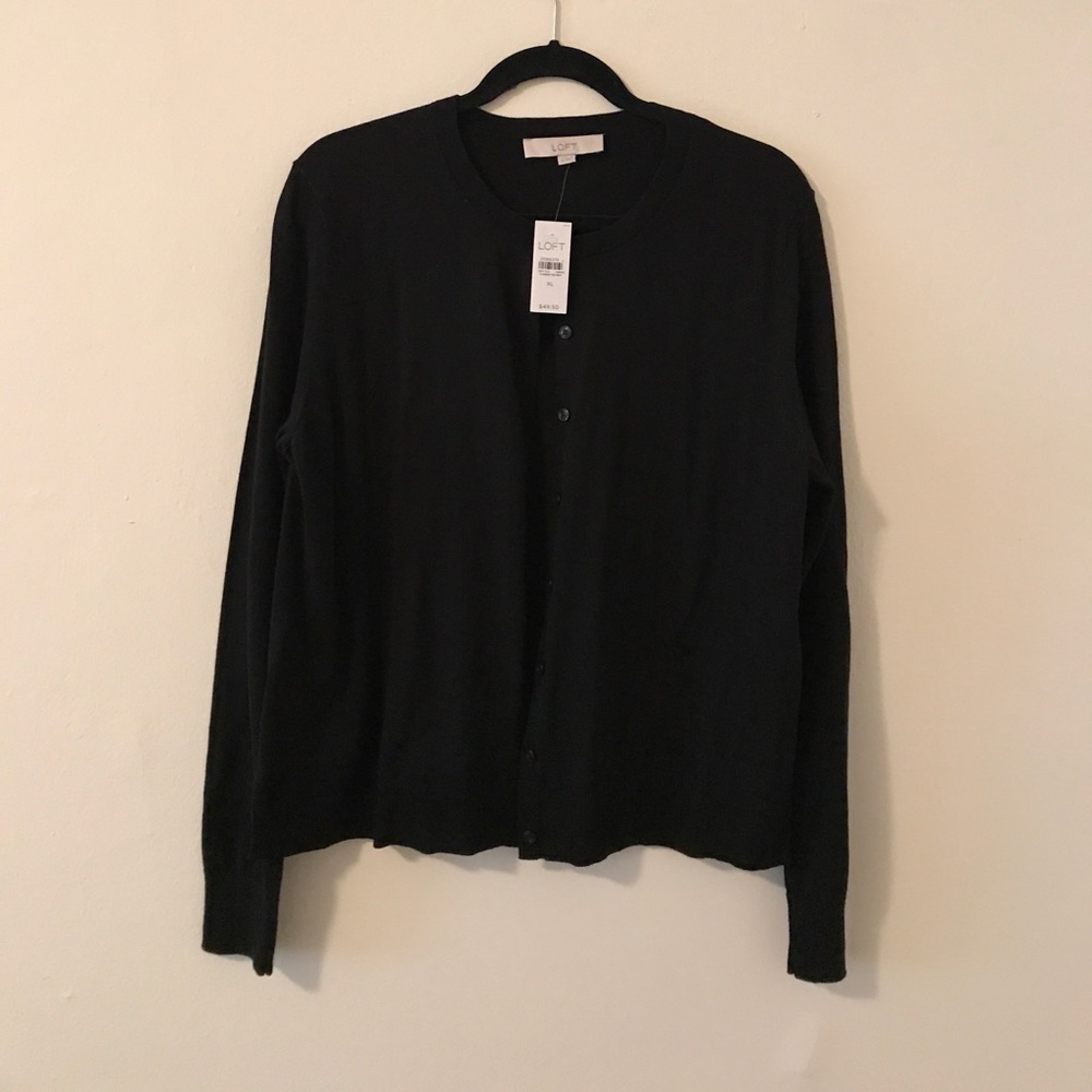 NWT 50% OFF- BLACK CARDIGAN