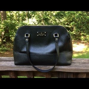 Kate Spade black leather bag