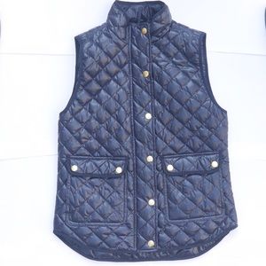 J CREW - Puffy Navy Vest