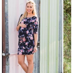 PinkBlush Maternity Fitted dress- size M