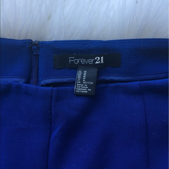 Blue High Waisted Shorts - Picture 3 of 4