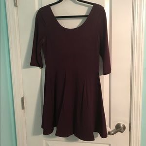 Plum Skater Dress