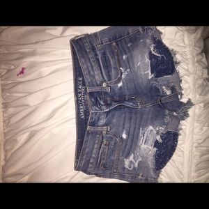 distressed shorts