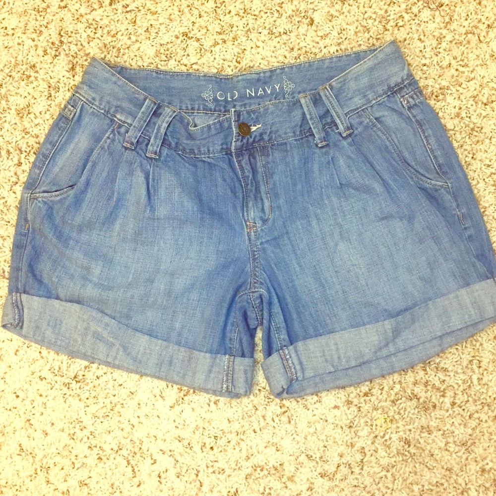 Denim blue shorts