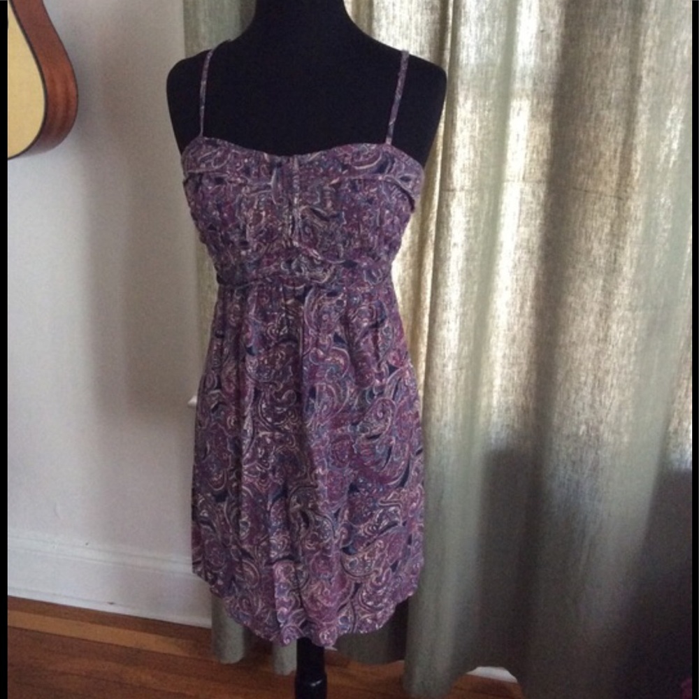 Roxy Purple Paisley Dress