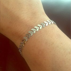 Delicate 14k White Gold Filled Tennis Bracelet