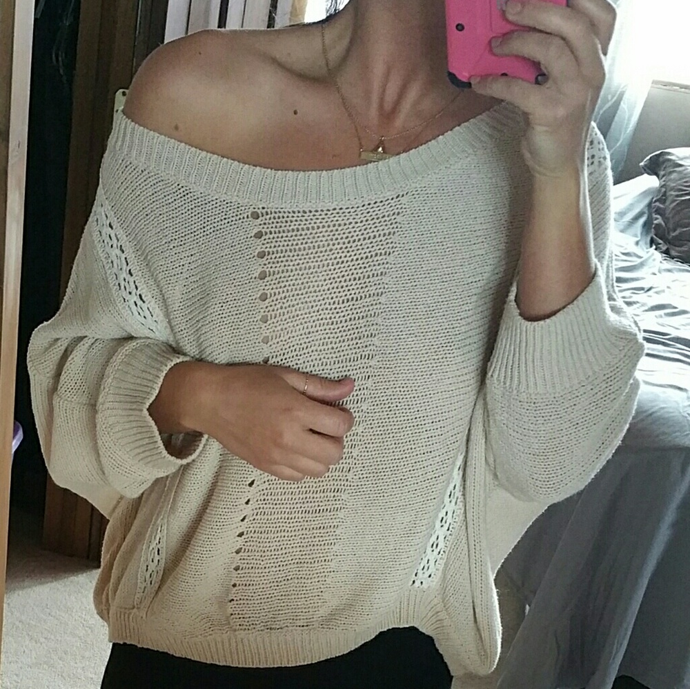 Miss Me Over the Shoulder Sweater