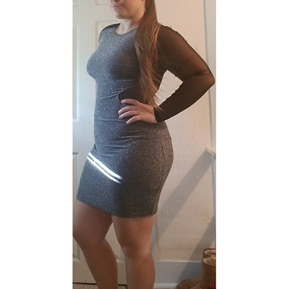 Sparkly Silver Dress