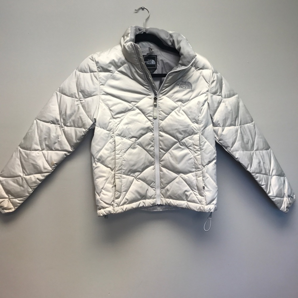 White north face coat
