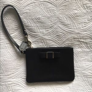 Black coach wristlet NWOT