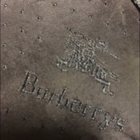 Burberry Men's Tie- wine/brown/blue/green on tan - Picture 3 of 6