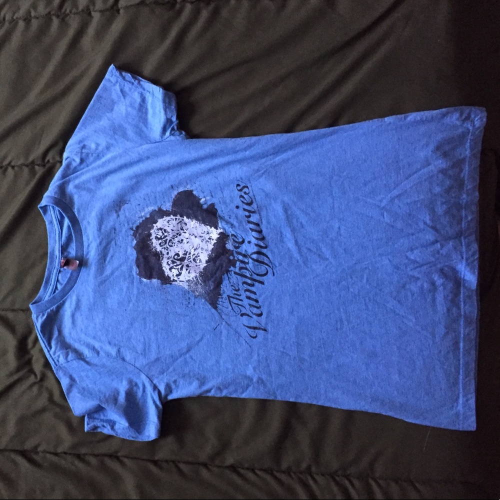 Light Blue Vampire Diaries Shirt