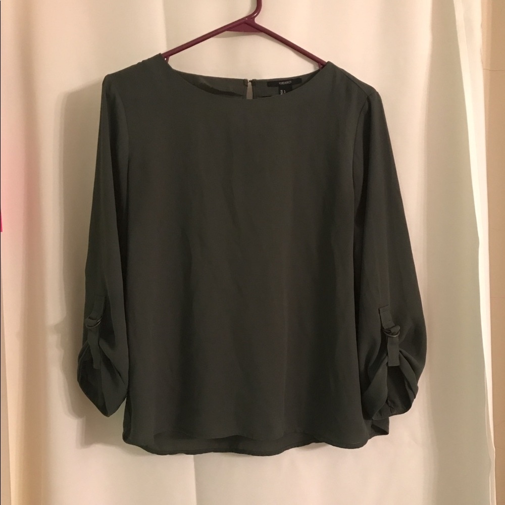 Olive Colored Blouse