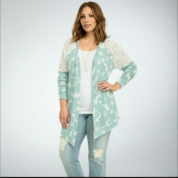 Little Mermaid Cardigan Torrid Hot Topic 3X 3XL - Picture 3 of 4