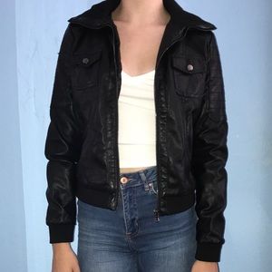 Leather jacket