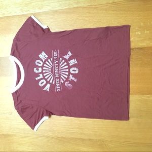 Maroon t-shirt