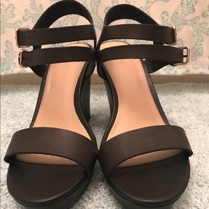 Women's Black Wedges