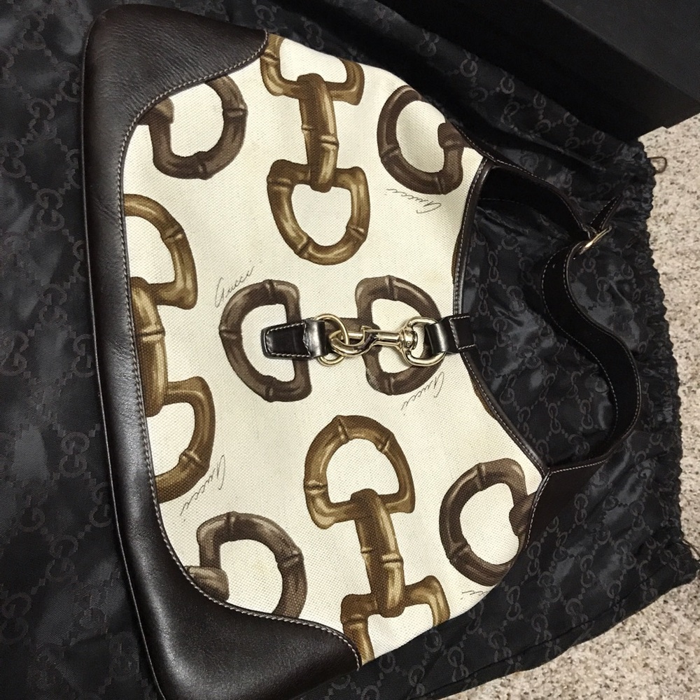Gucci Bamboo bag and shoe set