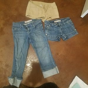 Women's shorts and capris. $25 for ALL Or $10 each