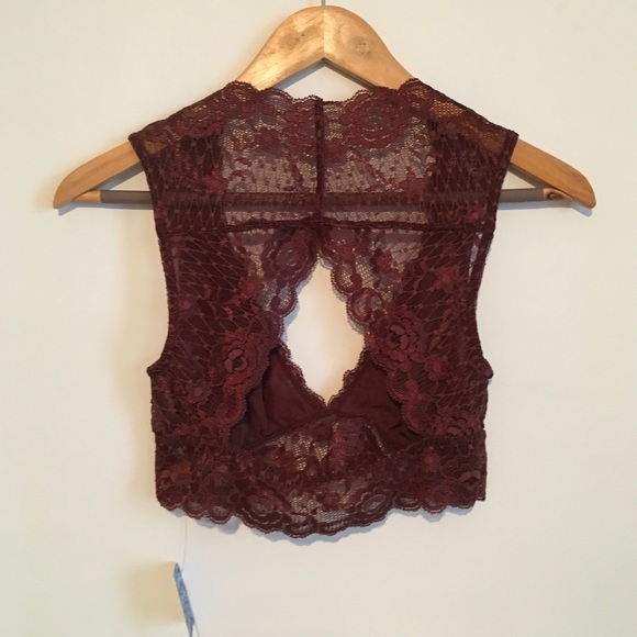 LAST ONE* Free People Lace Cropped Bralette - Picture 3 of 3