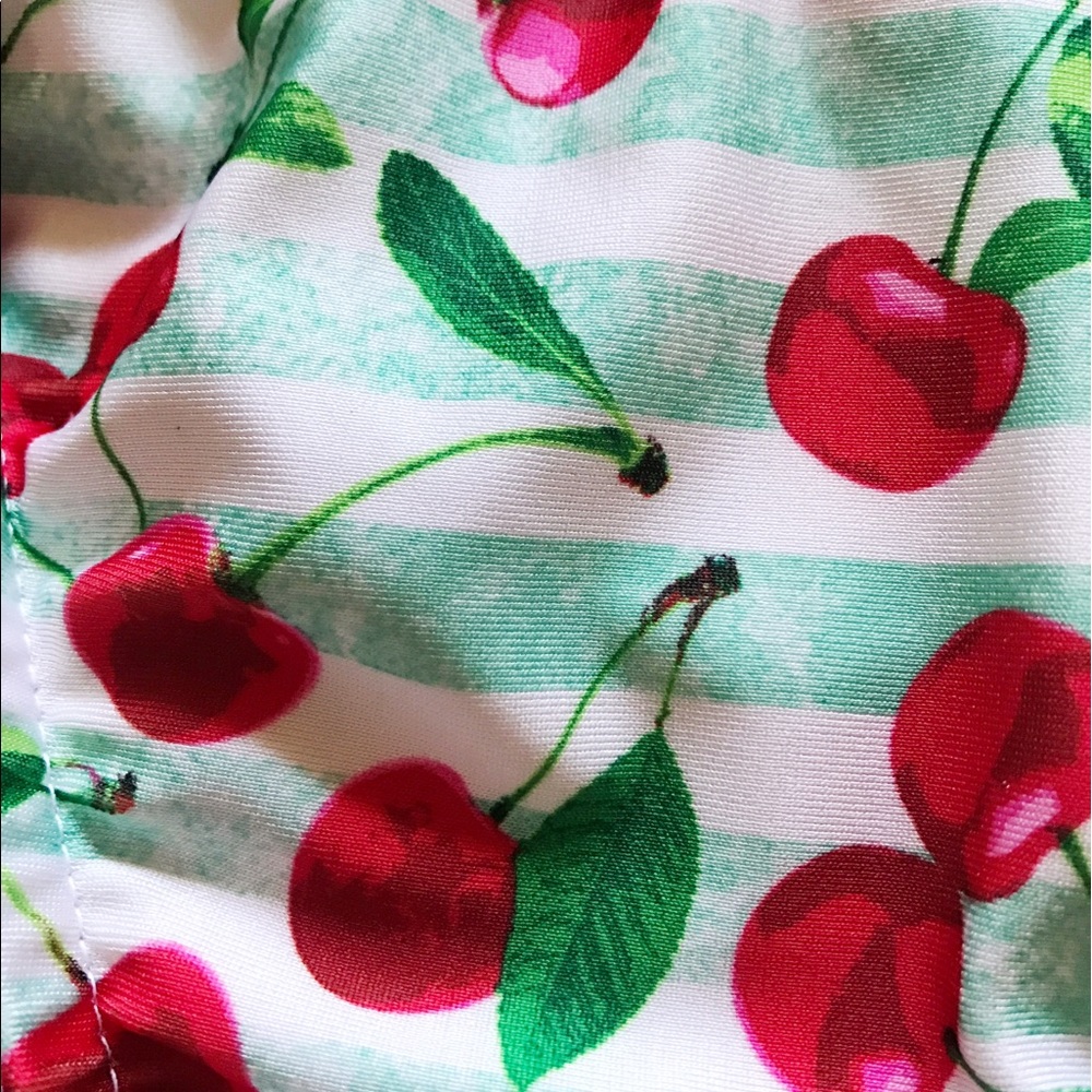 Cherry Ruffle Bikini Set - Picture 2 of 3