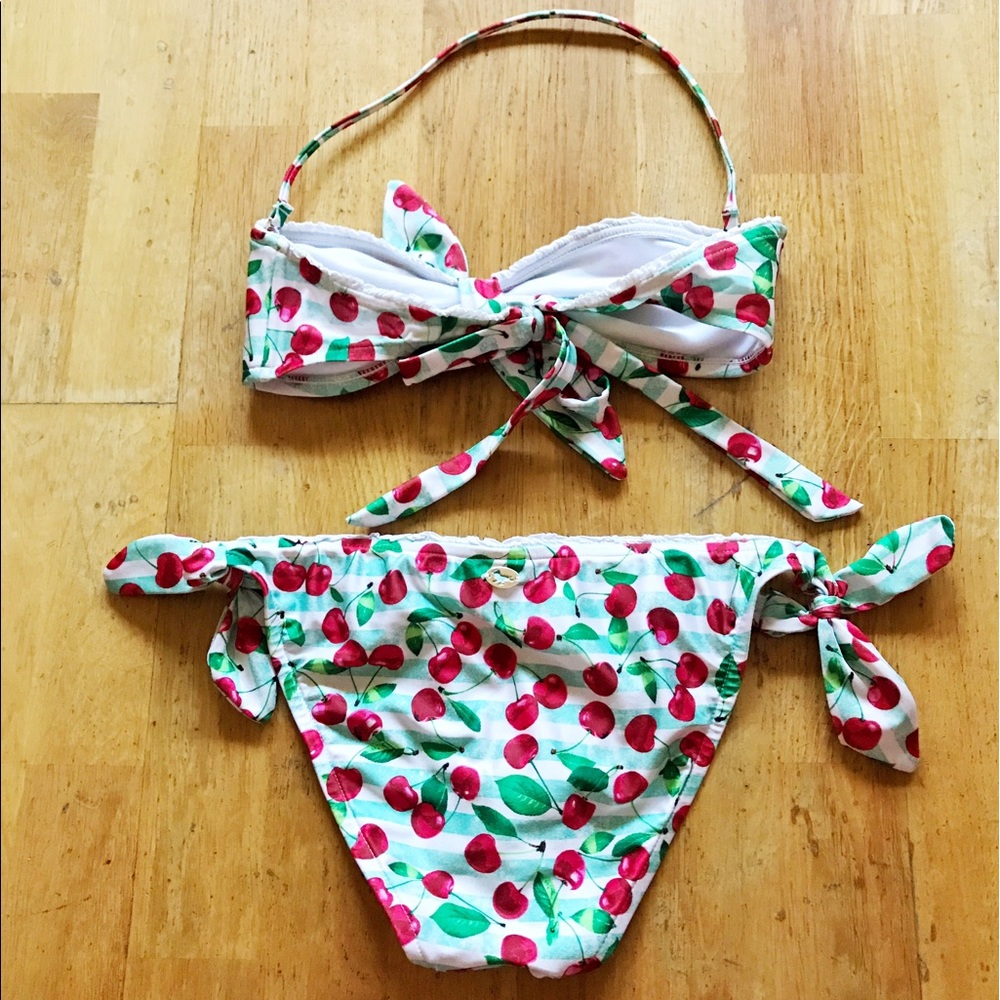 Cherry Ruffle Bikini Set - Picture 3 of 3