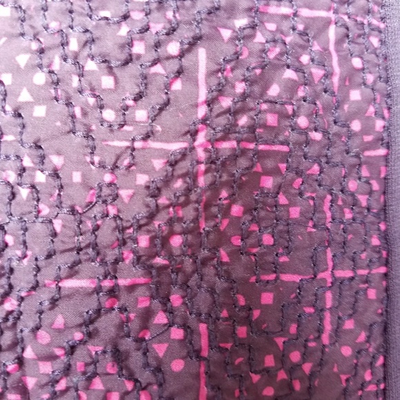 High Waisted Mini Skirt - Pink Pattern - Picture 7 of 8