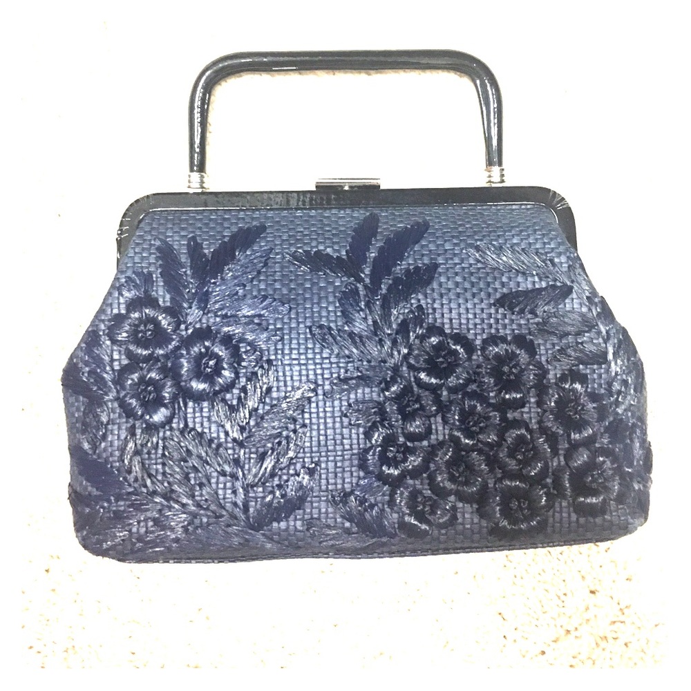 Navy purse