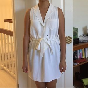 NWOT White Banana Republic Shirtdress