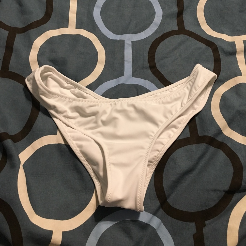 VS Pink white bikini bottom
