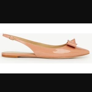 Ann Taylor Bristol Bow Sling back flats