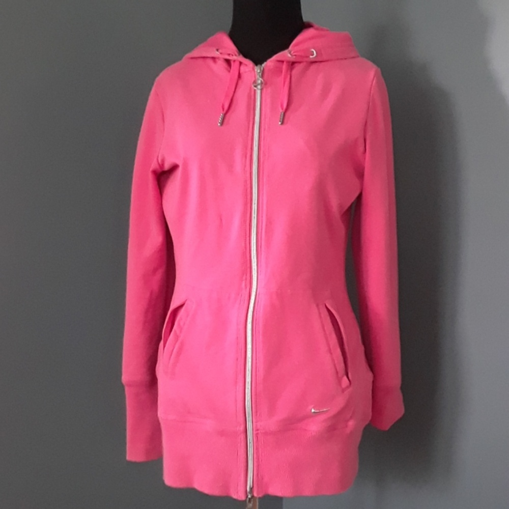 Women's cotton NIKE hoodie, fully zip up