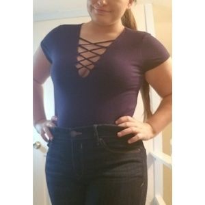 Dark Purple Bodysuit