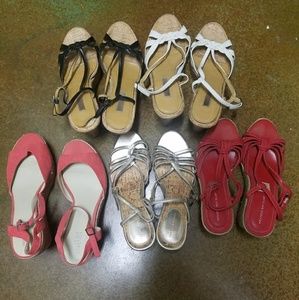 Various women wedges