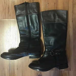 Ralph Lauren two tone boots