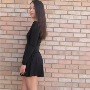 H&M Divided black skater dress