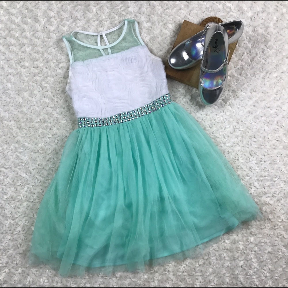 My Michelle Girls Fit And Flair Size 12 Dress