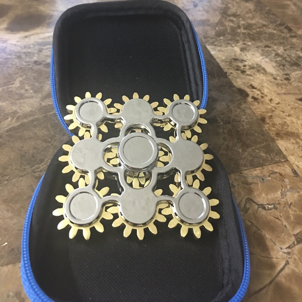 Metal Gear Teeth Fidget Spinner