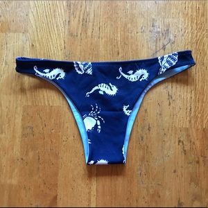 Seahorse Cheeky Bikini Bottoms
