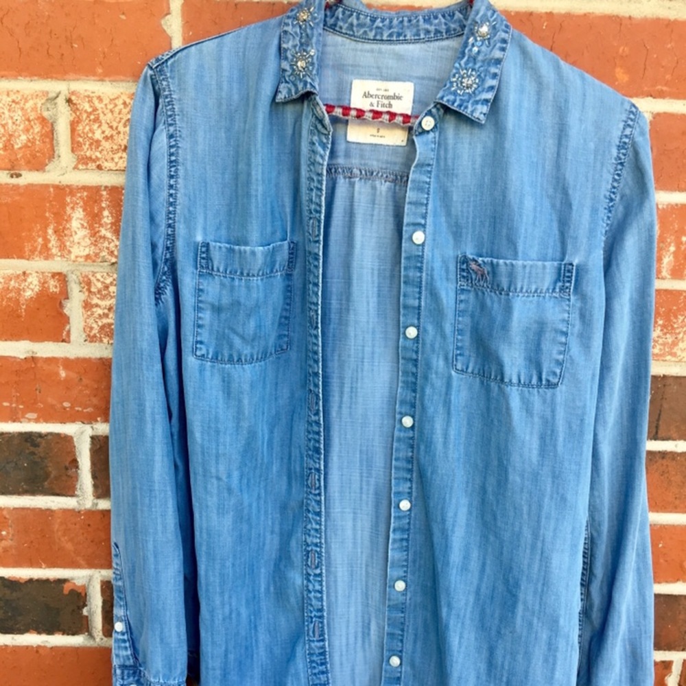 Abercrombie & Fitch Chambray Top