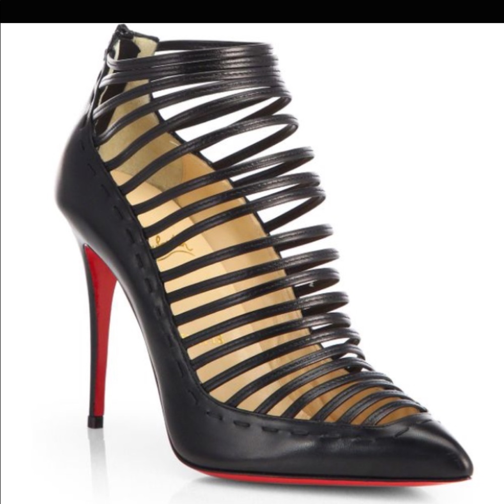 ⭐️SOLD Sorry⭐️ Christian Louboutins strap booties