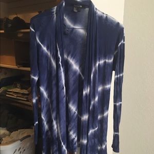 Blue tye dye cardigan/Kimono