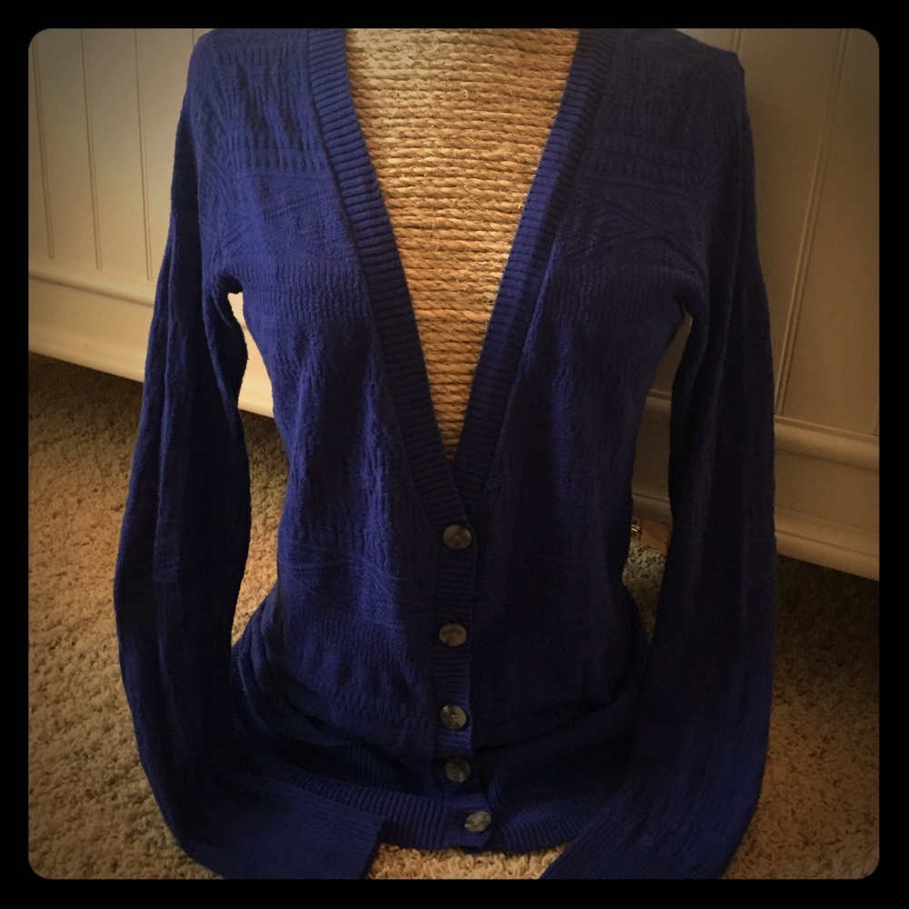 Mossimo Cobalt Cardigan